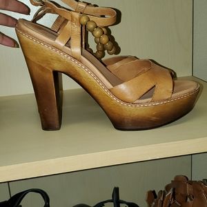 High heel Ugg shoes. Wore once.